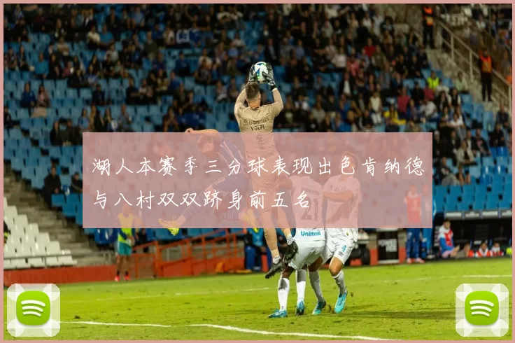 湖人本赛季三分球表现出色肯纳德与八村双双跻身前五名